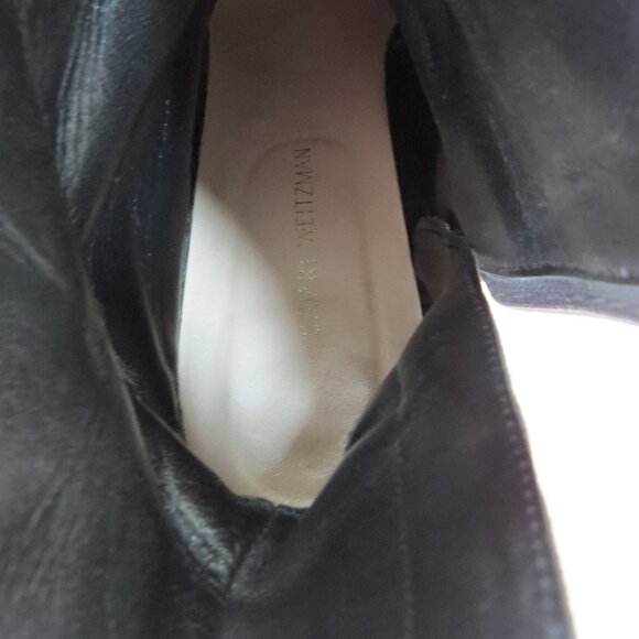 Stuart Weitzman Suede Leather Boots SIZE 8 Gray - Picture 11 of 13